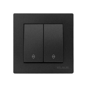 Set 10 Întrerupător Simplu Negru KE01820 Klaus