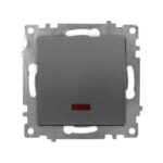 Ramă Întrerupător Dublu Antracit (gri închis) KE01702W Klaus