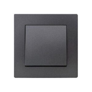 Set 10 Întrerupător Simplu Antracit (gri închis) Klaus