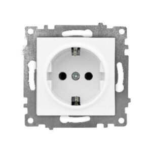 Set 10 Priza Schuko Alb KE01107W Klaus