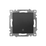 Ramă Întrerupător Dublu Negru KE01819W Klaus