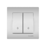 Set 10 Întrerupător Va-et-Vient Aluminiu 20 Klaus