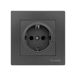 Set 10 Priza Schuko Gri KE01707C Klaus