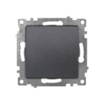 Ramă Întrerupător Dublu Antracit (gri închis) KE01701W Klaus