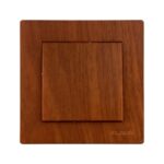 Set 10 Întrerupător Simplu Efect lemn Klaus