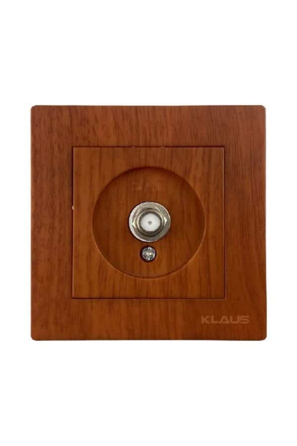 Set 10 Priza Schuko Efect lemn KE01521 Klaus