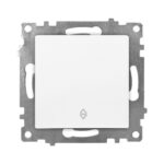 Ramă Întrerupător Dublu Alb KE01119W Klaus