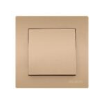 Set 10 Întrerupător Simplu Auriu mat KE01401 Klaus