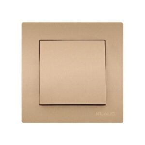 Set 10 Întrerupător Simplu Auriu mat KE01401 Klaus