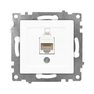 Set 10 Priza Date Cat5e RJ45 Alb KE01112W Klaus