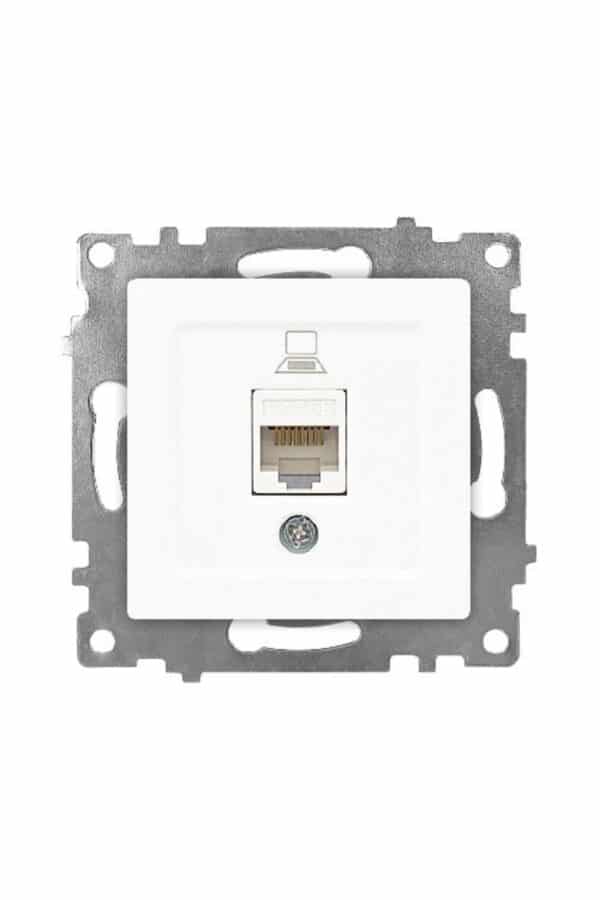 Set 10 Priza Date Cat5e RJ45 Alb KE01112W Klaus