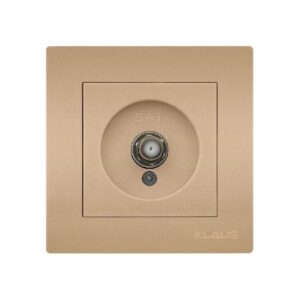 Set 10 Priza Date Cat5e RJ45 Auriu mat KE01421 Klaus