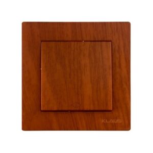 Set 10 Întrerupător Intermediar (Cap Cruce) Efect lemn Klaus