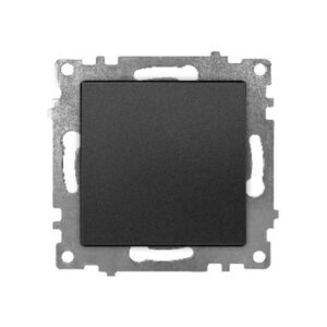 Ramă Întrerupător Dublu Negru KE01801W Klaus