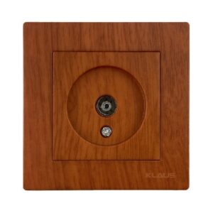 Set 10 Priza Date Cat5e RJ45 Efect lemn KE01517 Klaus