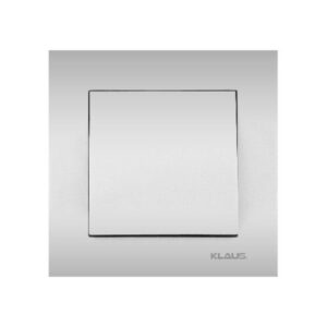 Set 10 Întrerupător Simplu Aluminiu (gri metalic) Klaus