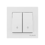 Set 10 Întrerupător Va-et-Vient Alb KE01120 Klaus