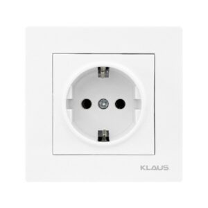 Set 10 Priza Schuko Alb KE01107C Klaus