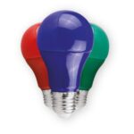 Bec LED Color Roșu 7W E27 Klaus