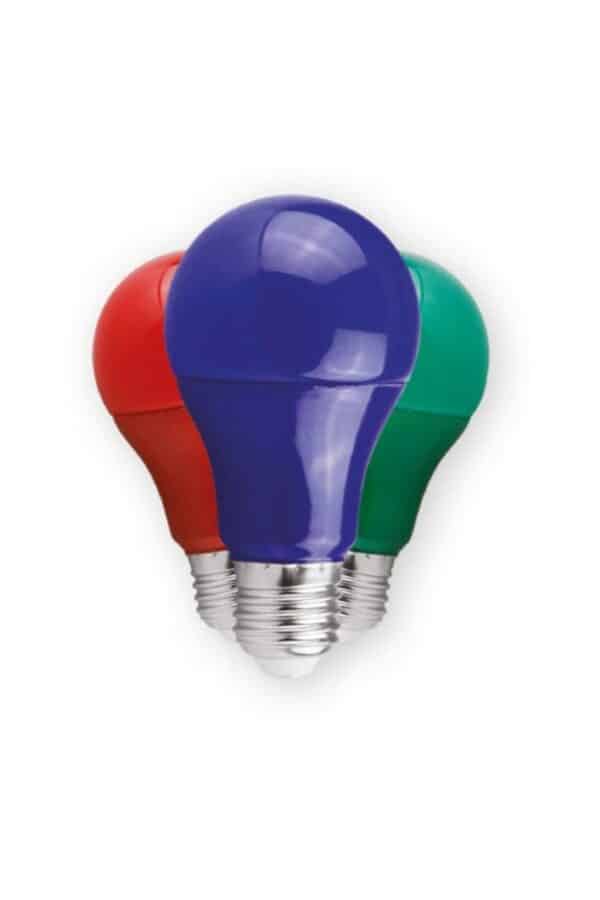 Bec LED Color Roșu 7W E27 Klaus