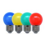 Bec LED Color Galben 1W E27 Klaus