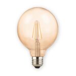 Bec LED Filament G95 Glob 6W Chihlimbar Klaus