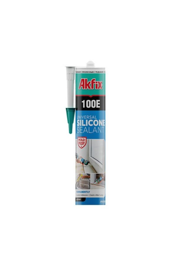 Silicon Universal Acetic 280 ml, 100E Grafit Gri, Akfix