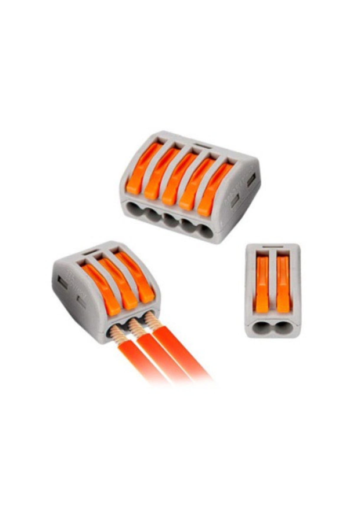 Set 50 Conectori Cablu Gri 8P 32A/250V 2.5mm2 Klaus