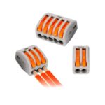 Set 50 Conectori Cablu Gri 5P 32A/250V 2.5mm2 Klaus