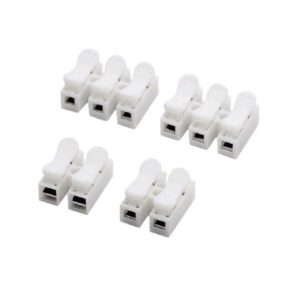 Set 50 Conectori Cablu Alb 3P A/V 2.5mm2 Klaus