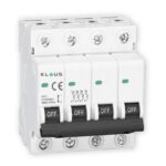 Siguranță Automată MCB 4P 10A 4.5kA Klaus