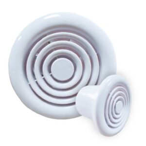 Ventilator Evacuare Cu dungi rotunde 30W Alb Klaus