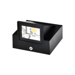 Aplica LED Perete 3W Alb Cald IP54 Negru Klaus