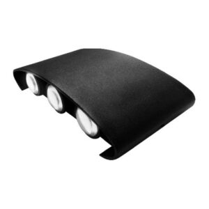 Aplica LED Perete 6W Alb Cald IP54 Negru KE46422 Klaus