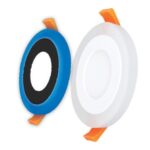 Panou LED Rotund 6+3W Albastru 6500K KE35802 Klaus