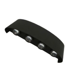 Aplica LED Perete 8W Alb Cald IP54 Negru Klaus