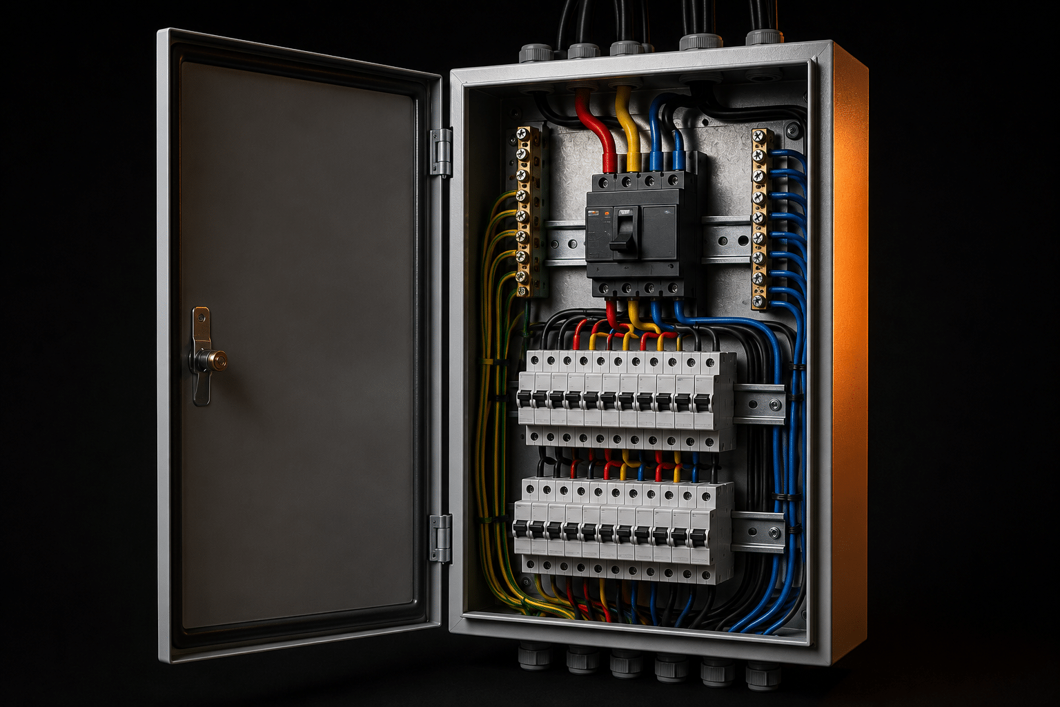 Tablou electric, siguranțe, prize